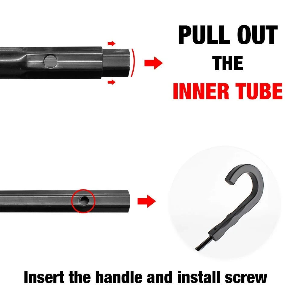 Dog Umbrella Adjustable Doggy Umbrella Chains Rainproof Snowproof for Puppy - Clear