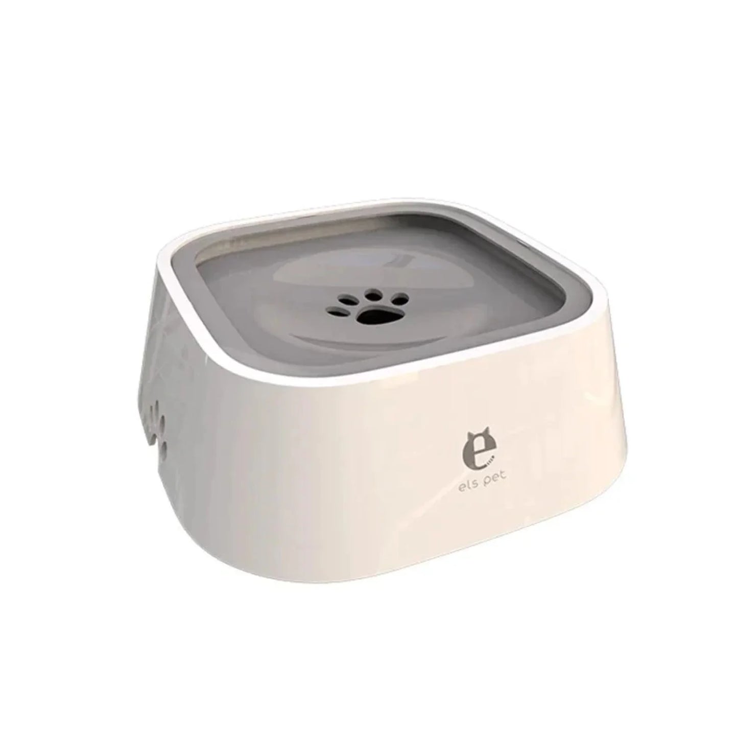 Dog Drinking Water Bowl Floating Non-Wetting Mouth Cat Bowl without Spill Drinking Water Dispenser ABS Plastic Dog Bowl